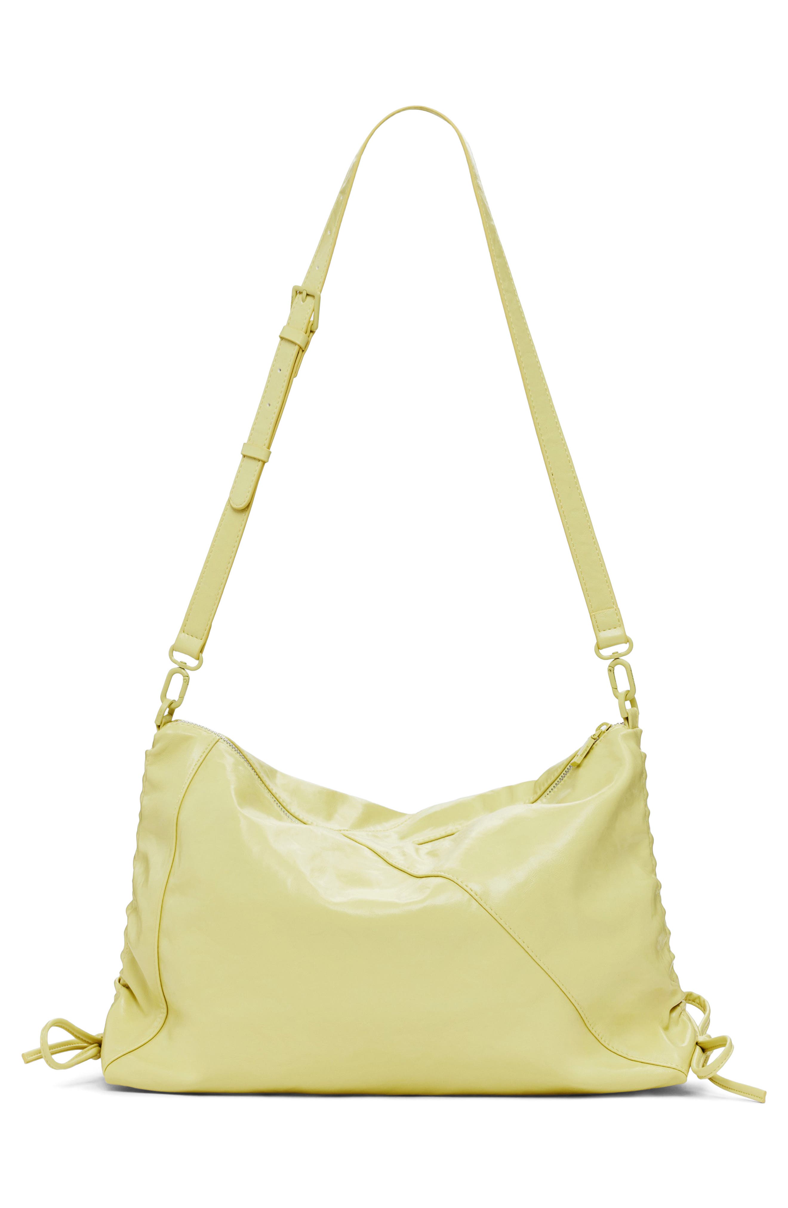 Desigual Faux Leather Shoulder Bag, Alternate, color, Light Green