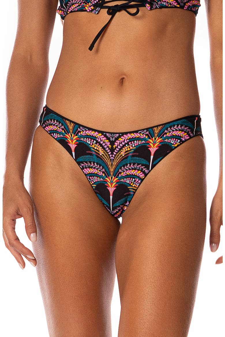 Midnight Black Sublimity Reversible Bikini Bottoms, Alternate, color, BLACK