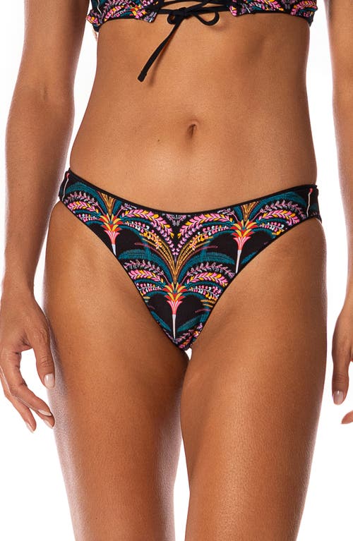 Maaji Midnight Black Sublimity Reversible Bikini Bottoms In Black