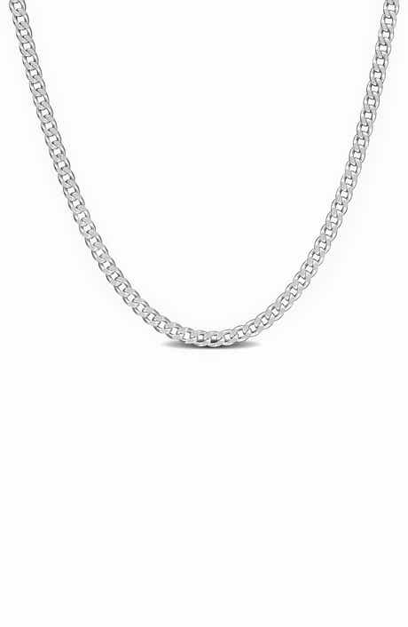 1.4mm Curb Link Chain Necklace