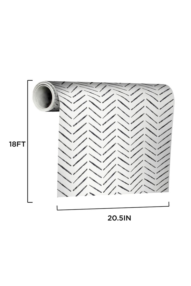 Holden Chevron Wallpaper, Alternate, color, BLACK