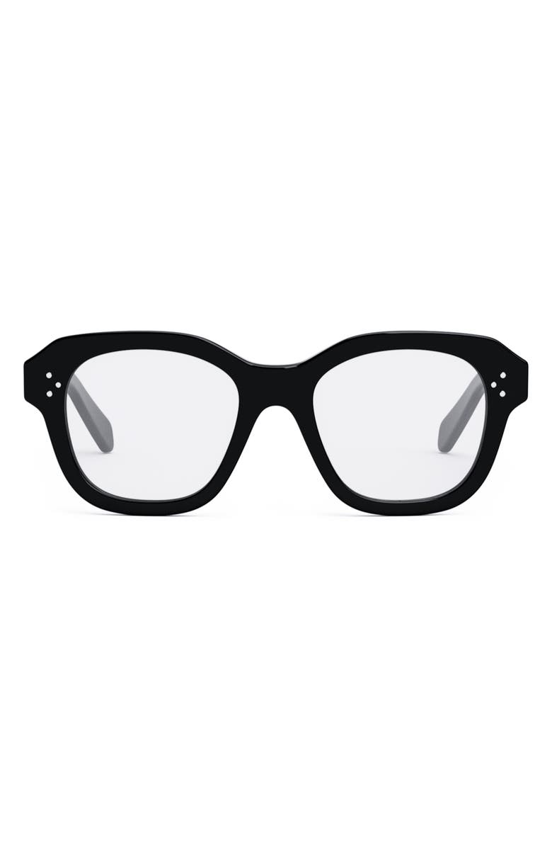 CELINE Bold 3 Dots 50mm Butterfly Optical Glasses, Main, color, 