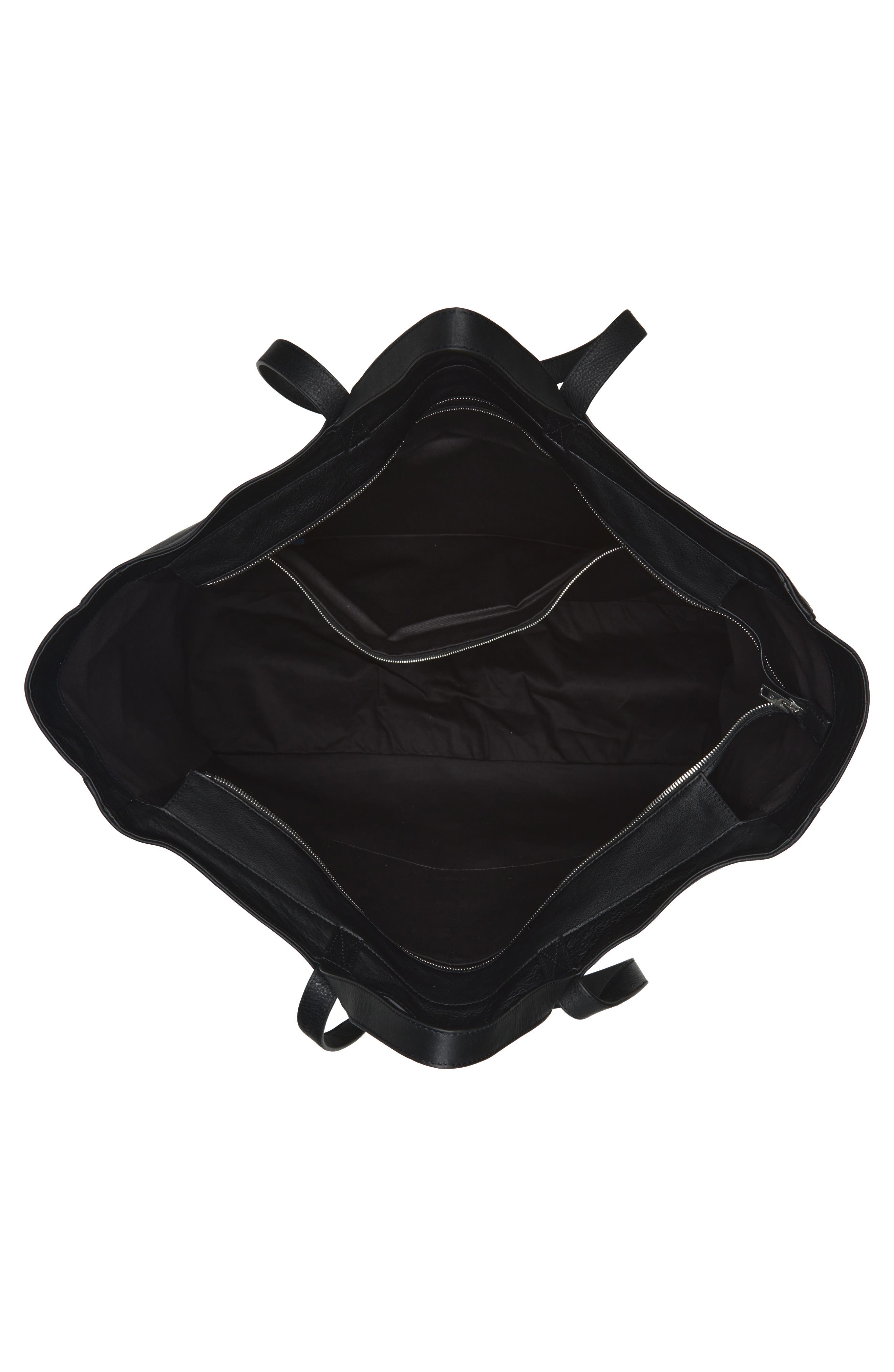 Alexander Wang Extra Large Pack Leather Tote, Alternate, color, Black