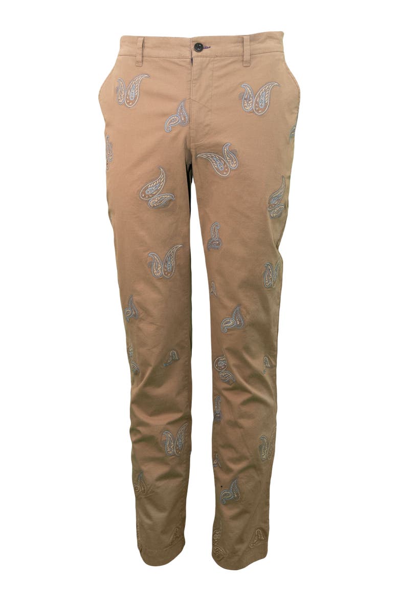 Charles Stretch Twill Flat Front Pant, Main, color, Paisley Tan