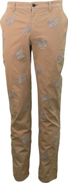 Lords of Harlech Charles Stretch Twill Flat Front Pant