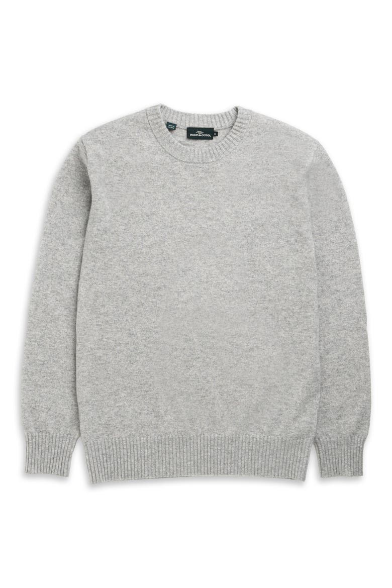 Stewart Island Wool & Cahsmere Crewneck Sweater, Alternate, color, SLATE