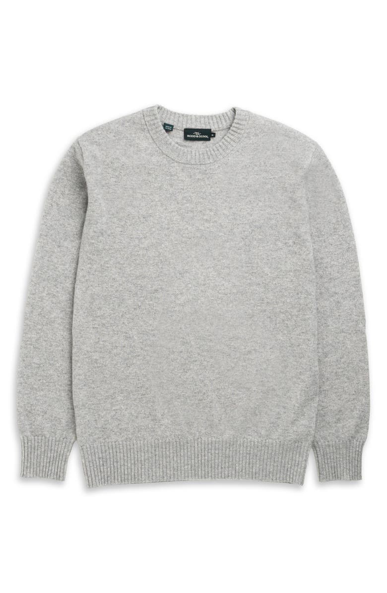 Rodd & Gunn Stewart Island Wool & Cahsmere Crewneck Sweater, Alternate, color, Slate