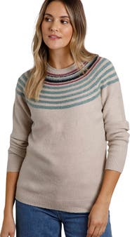 Weird Fish Sinatra Patterned Knit Sweater