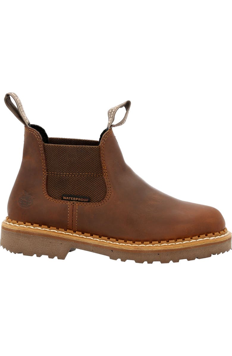 Georgia Boot Revamp Women's Chelsea Boot, Main, color, Brown