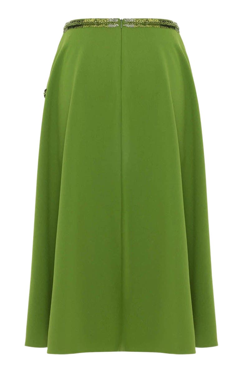 THEO The Label Harmonia Embroidered A Line Skirt, Alternate, color, 