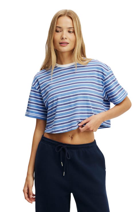 Women's Active Cropped Graphic Active Tee