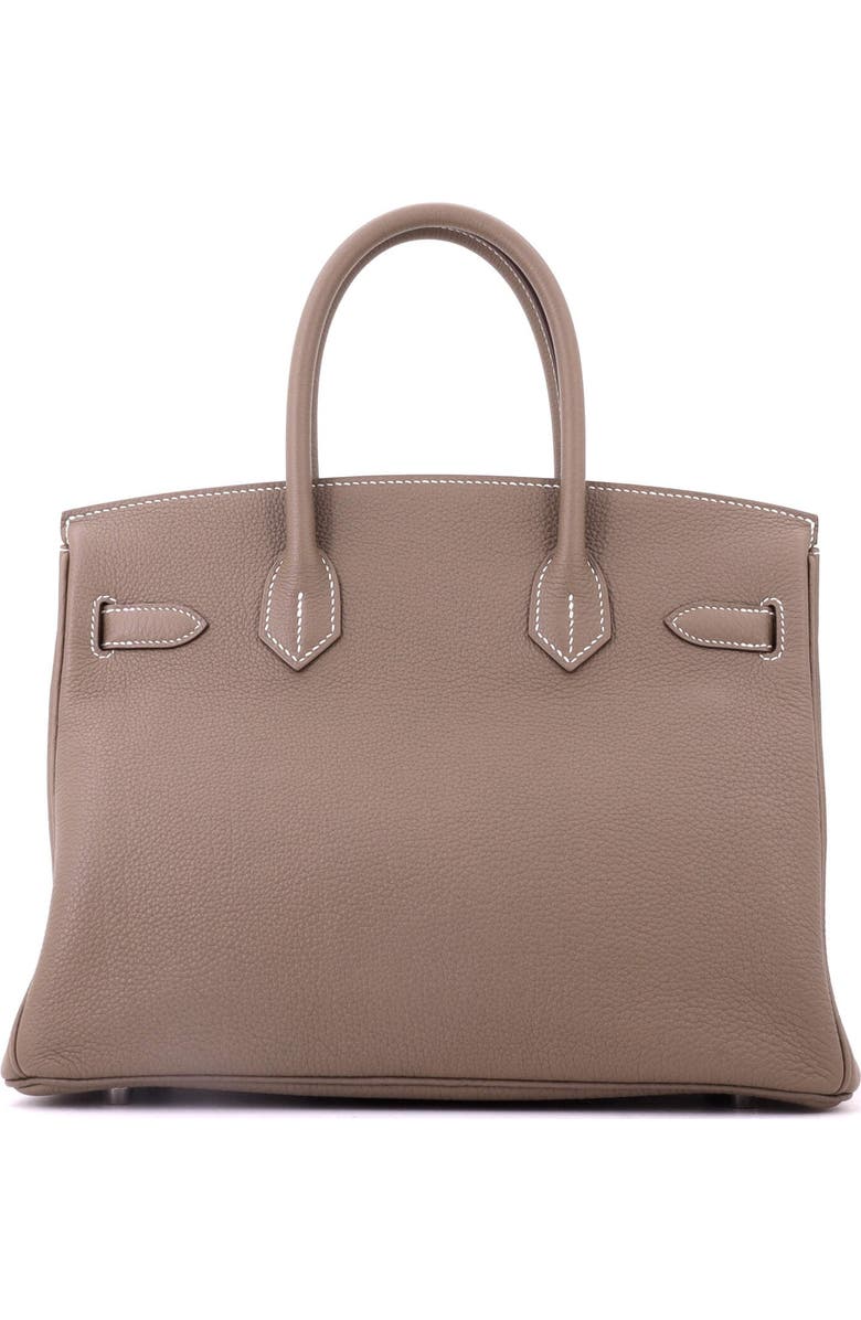 Pre-Owned Hermes Birkin Handbag Grey Togo with Palladium Hardware 30, Alternate, color, Etoupe