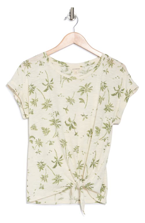 Shop Lucky Brand Side Tie Hem Graphic T-shirt