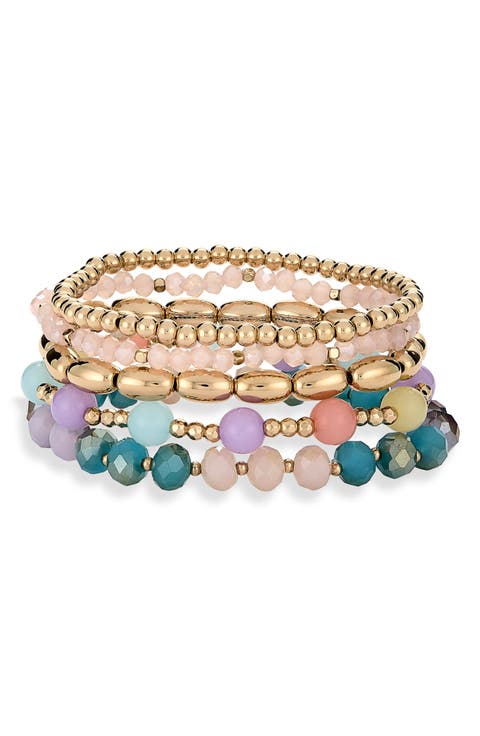 Assorted 5-Pack Stretch Bracelets