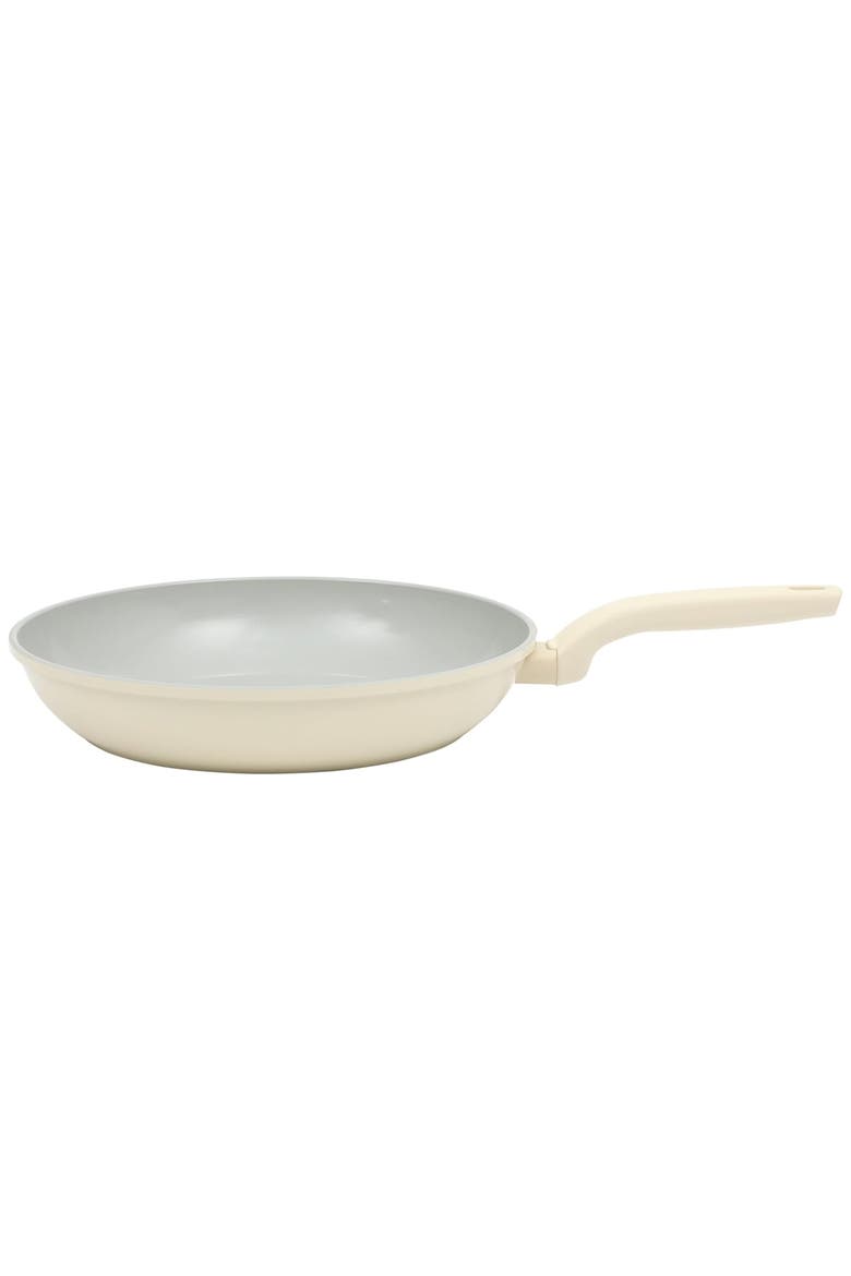 Barnsdall 12 Inch Nonstick Aluminum Frying Pan, Main, color, White