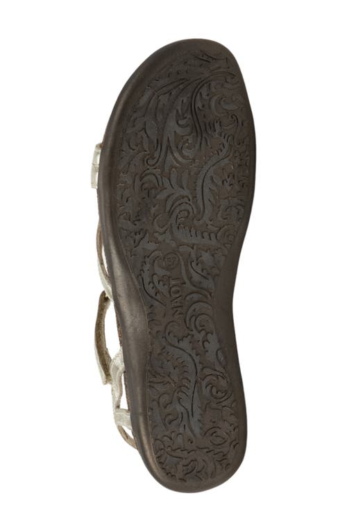 Naot Dorith Sandal In Radiant Gold Leather