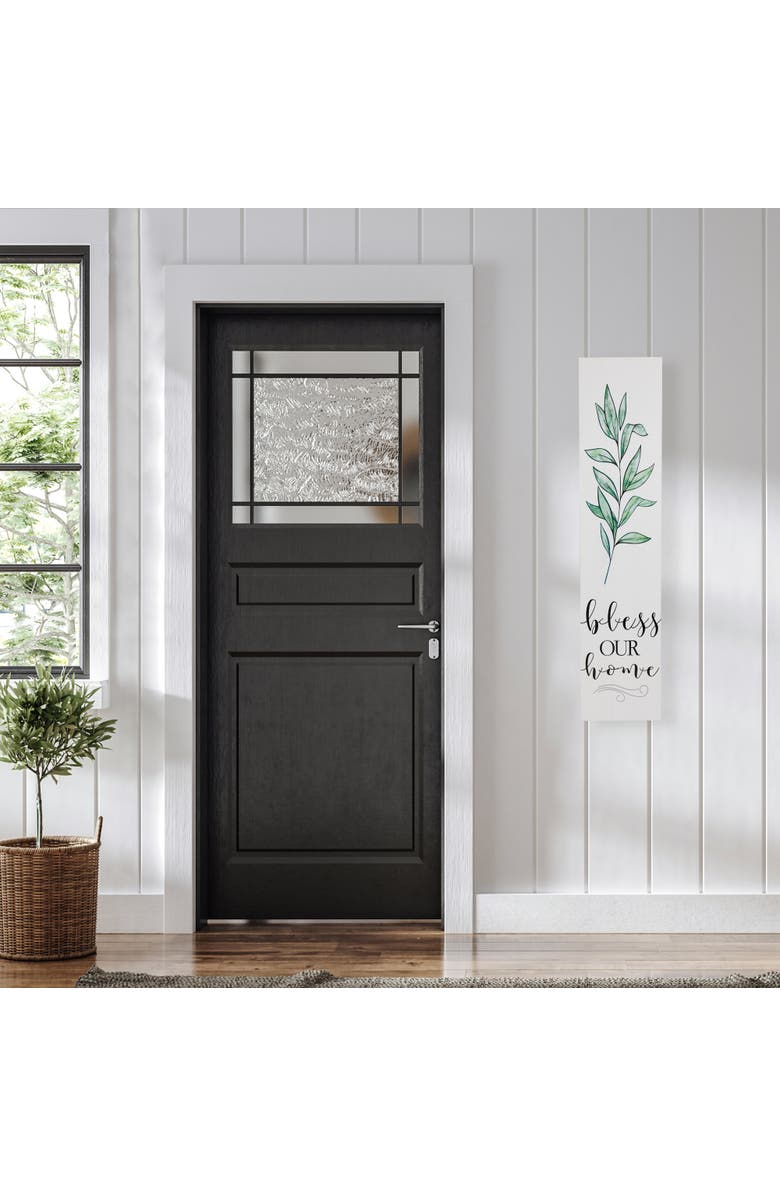 Northlight 36" Bless Our Home Wooden Porch Board Sign Decoration, Alternate, color, White