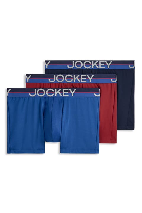 Mens Infinite Cool Microfiber Stretch 3.5" Trunk - 3 Pack