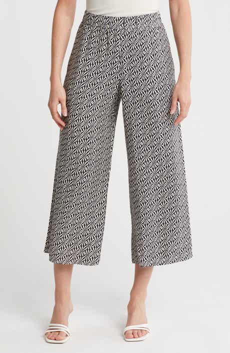 Pleione Textured Wide Leg Pants