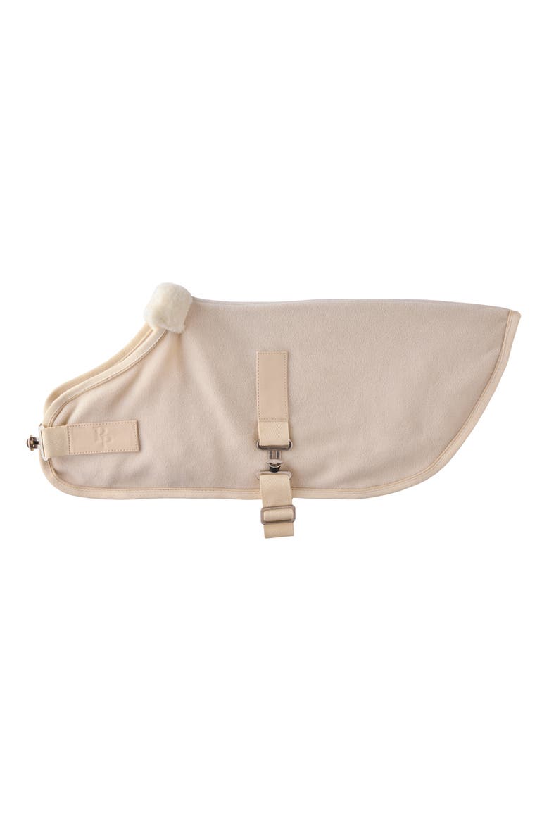 Preston II Argyle Polar Fleece Dog Coat, Main, color, ALMOND MILKDNU