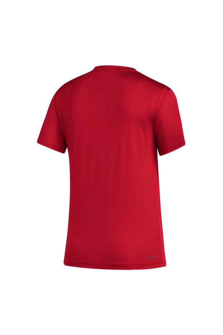 Women's adidas Red New England Revolution AEROREADY Club Icon T-Shirt, Alternate, color, Red