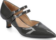 Journee Collection Carnation Kitten Heel Mary Jane Pump - Wide Width Available