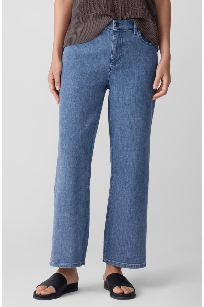 Ankle Straight Leg Jeans, Main, color, CLASSIC INDIGO