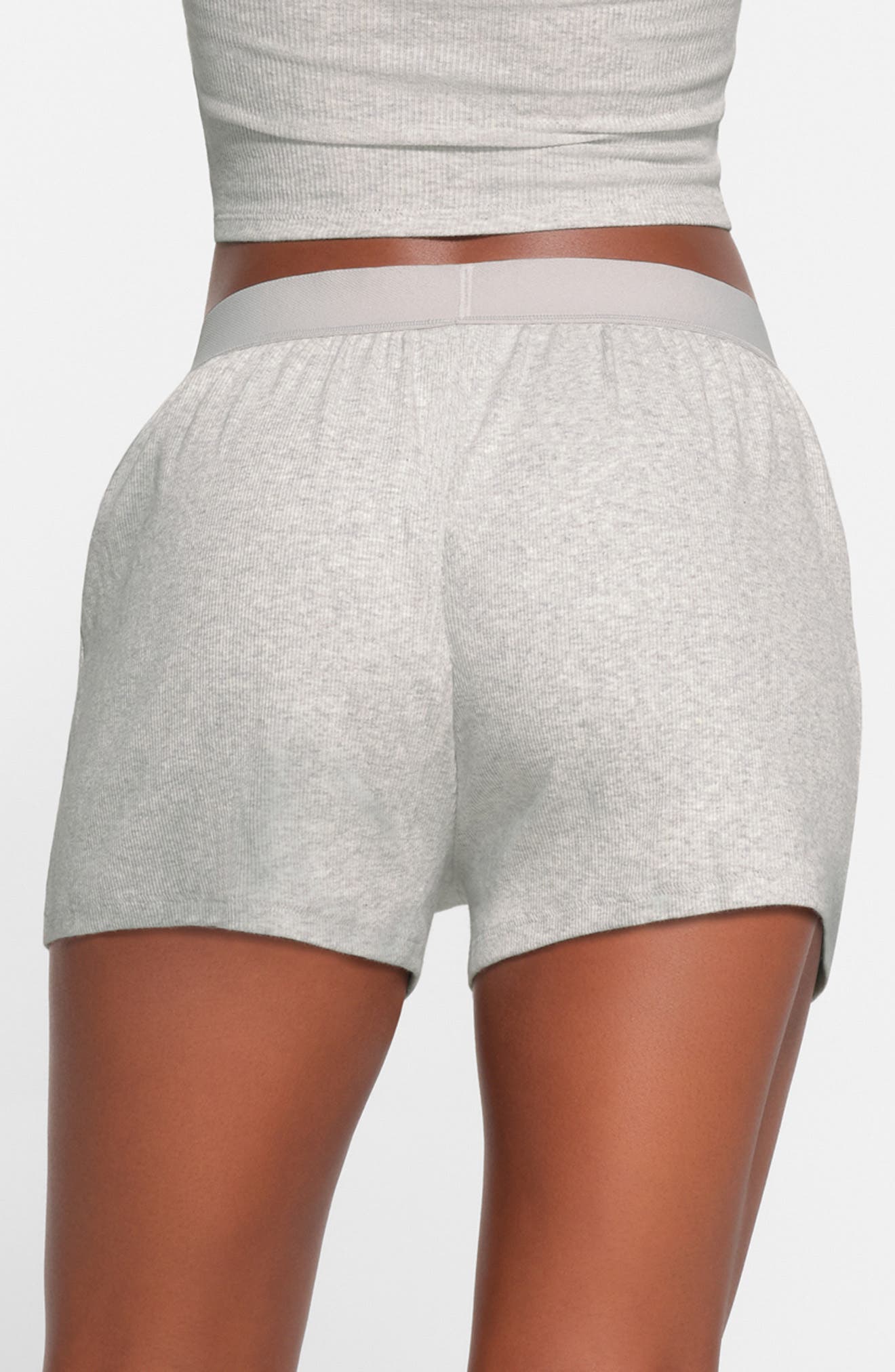 Rib Stretch Cotton Loose Boxers - image 4