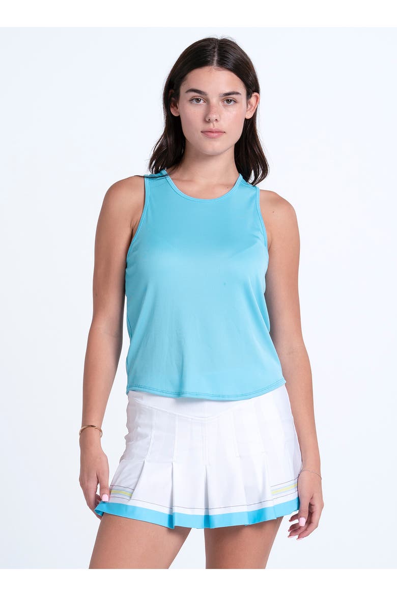 Womens' Court Drip Tank, Main, color, Blue