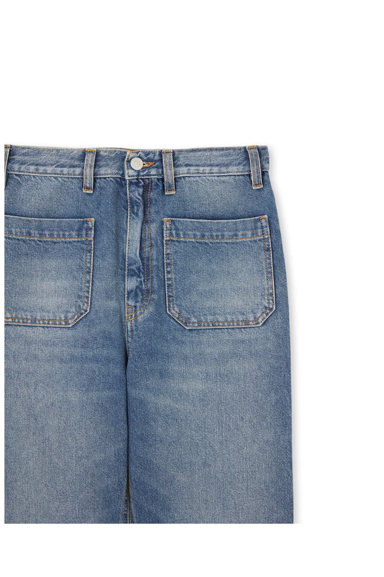 Jane Bootcut Stone Wash Denim Trousers, Alternate, color, D470