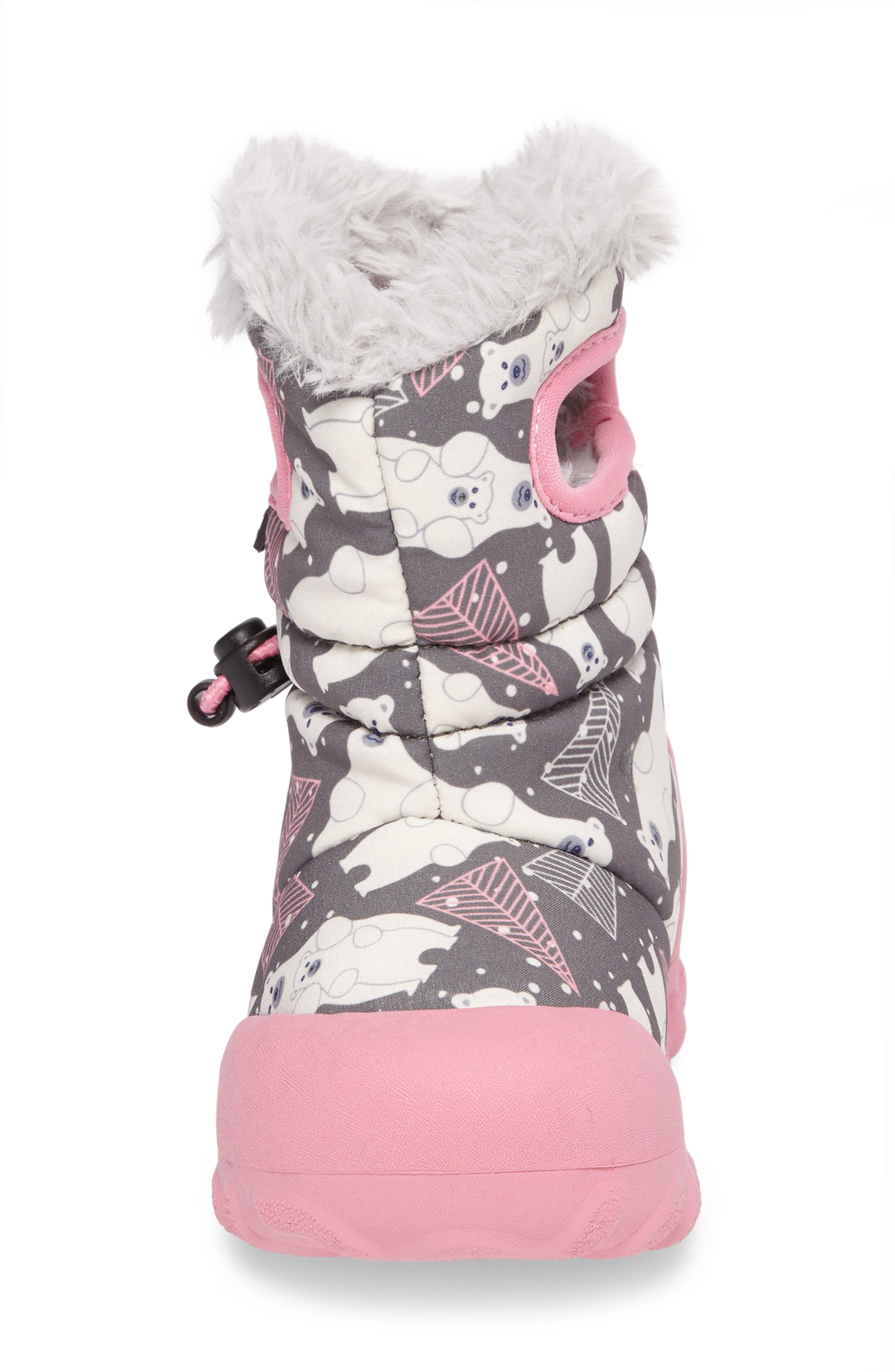 Bogs B-MOC Bears Waterproof Insulated Faux Fur Boot, Alternate, color, 
