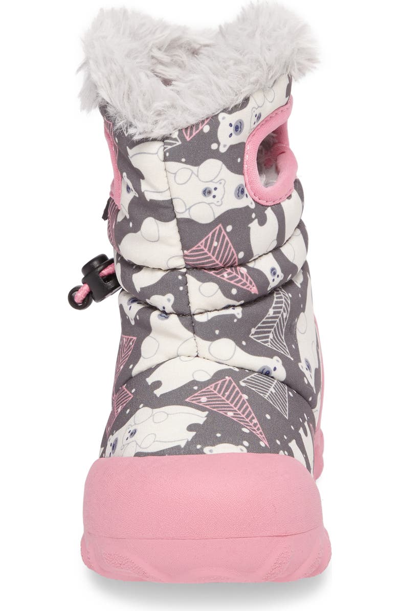 Bogs B-MOC Bears Waterproof Insulated Faux Fur Boot, Alternate, color,