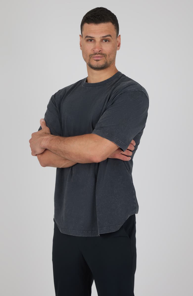 90 DEGREE BY REFLEX Acid Stretch Cotton T-Shirt, Alternate, color,