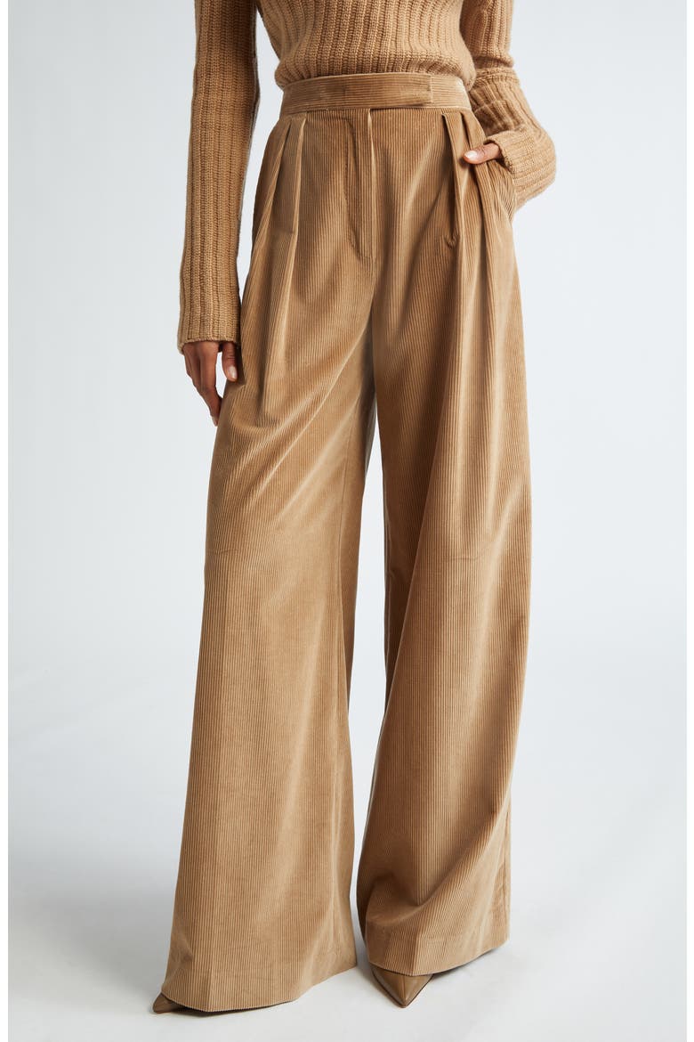 Gilly Corduroy Ultrawide Leg Pants, Main, color, CAMEL