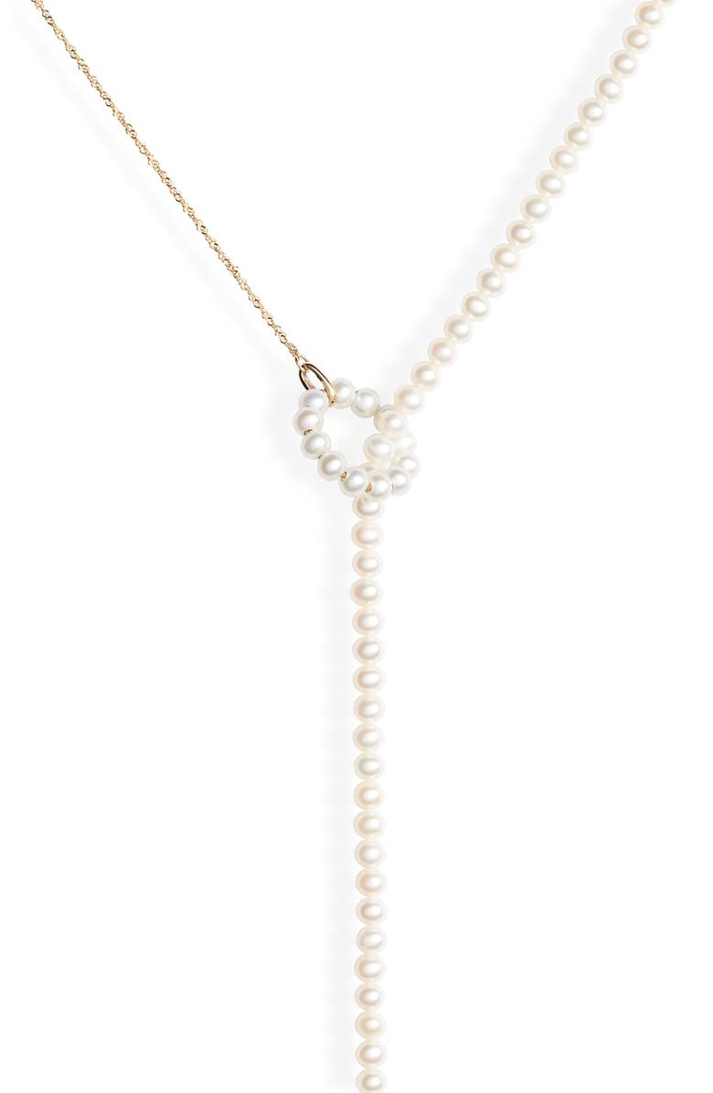 Poppy Finch Pearl Lariat Necklace, Alternate, color, 
