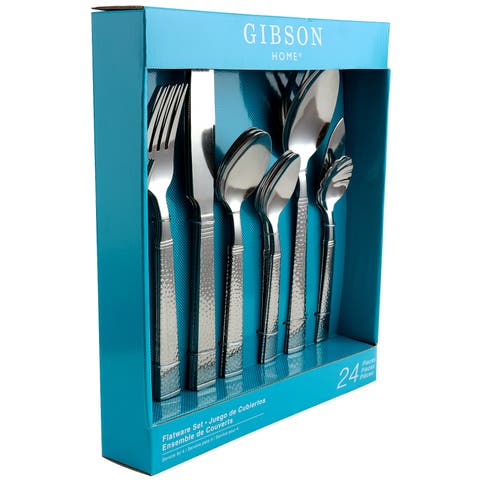 Prato 24 Piece Stainless Steel Flatware Set
