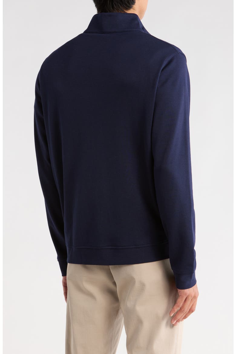 Quarter Zip Pullover, Alternate, color, NAVY
