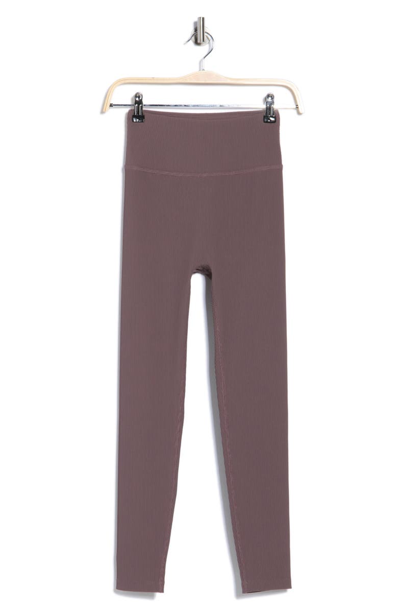 Beyond Yoga Impulse Ribbed Midi Leggings, Alternate, color, Woodland