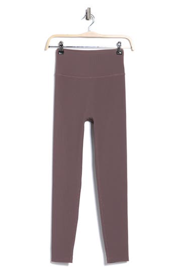 Beyond Yoga Impulse Ribbed Midi Leggings In Green