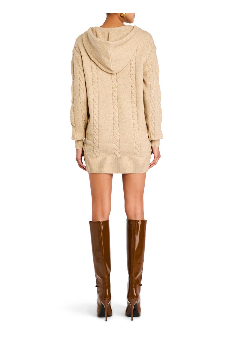 SER.O.YA Cab Cable Knit Hoodie Dress, Alternate, color, 