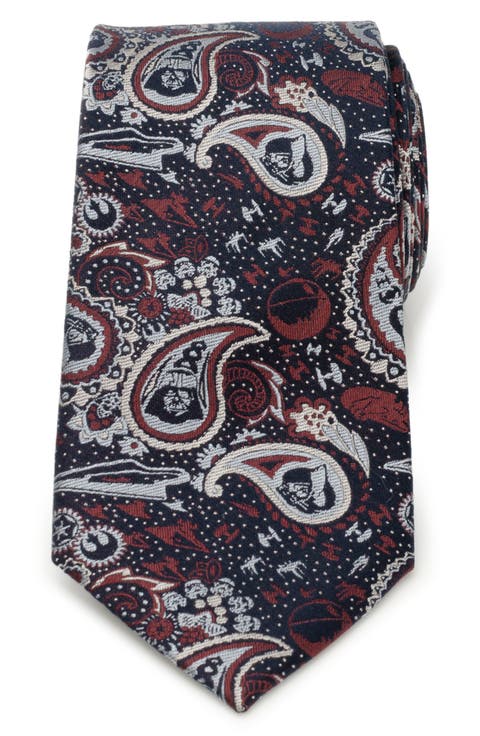 Star Wars™ Darth Vader Navy Paisley Silk Tie