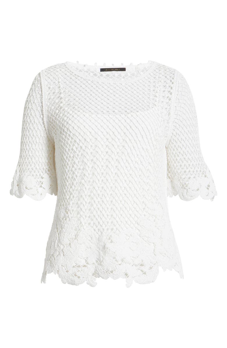 KOBI HALPERIN Crochet Lace Top, Alternate, color, 