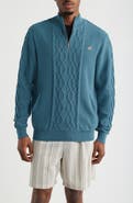 MALBON Santoro Quarter Zip Pullover