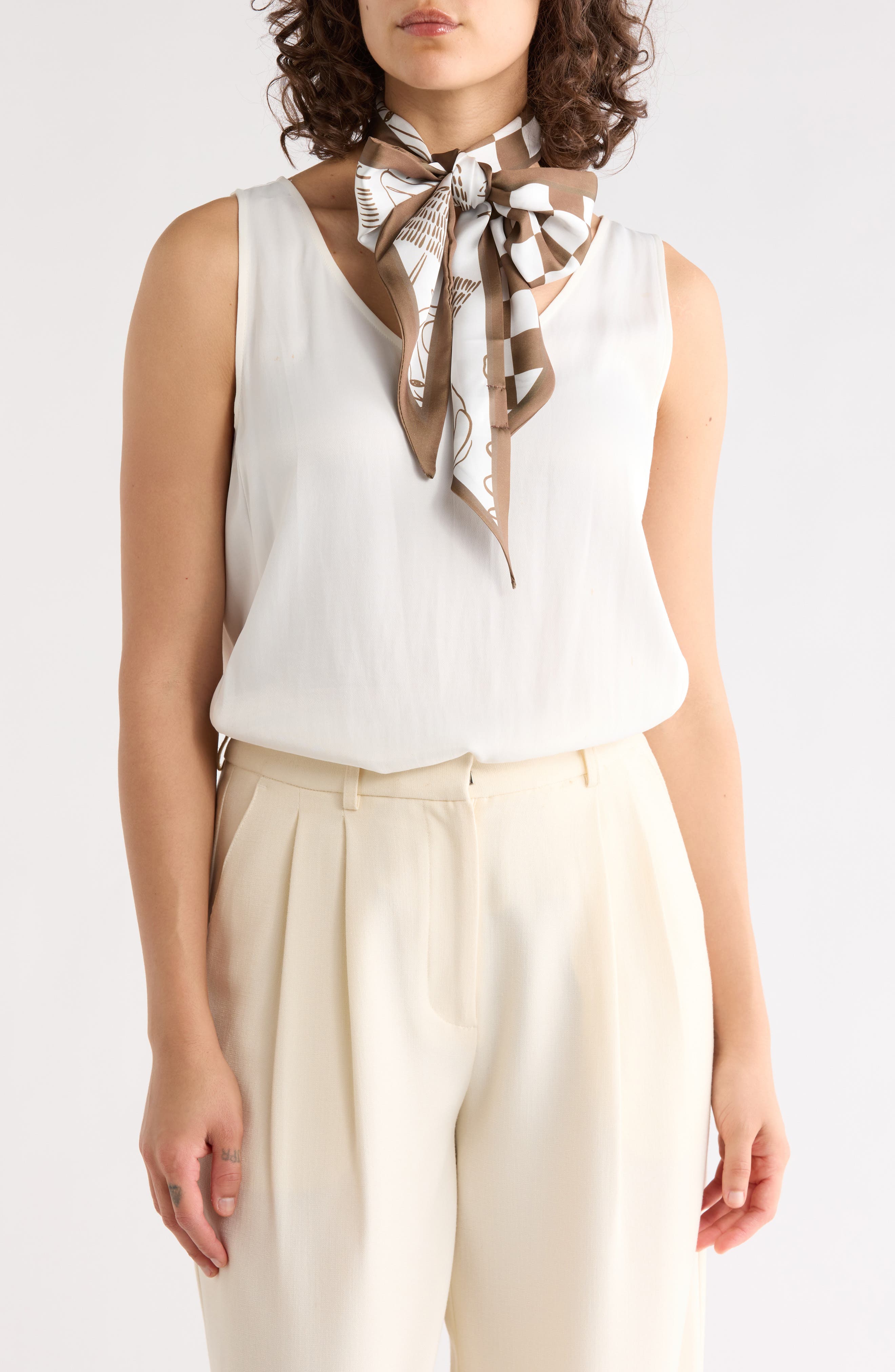 ELLIAN Satin Twilly Scarf
