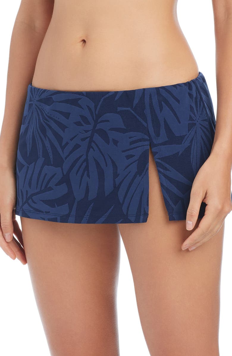 BLEU by Rod Beattie Skirted Hipster Bikini Bottoms, Main, color,