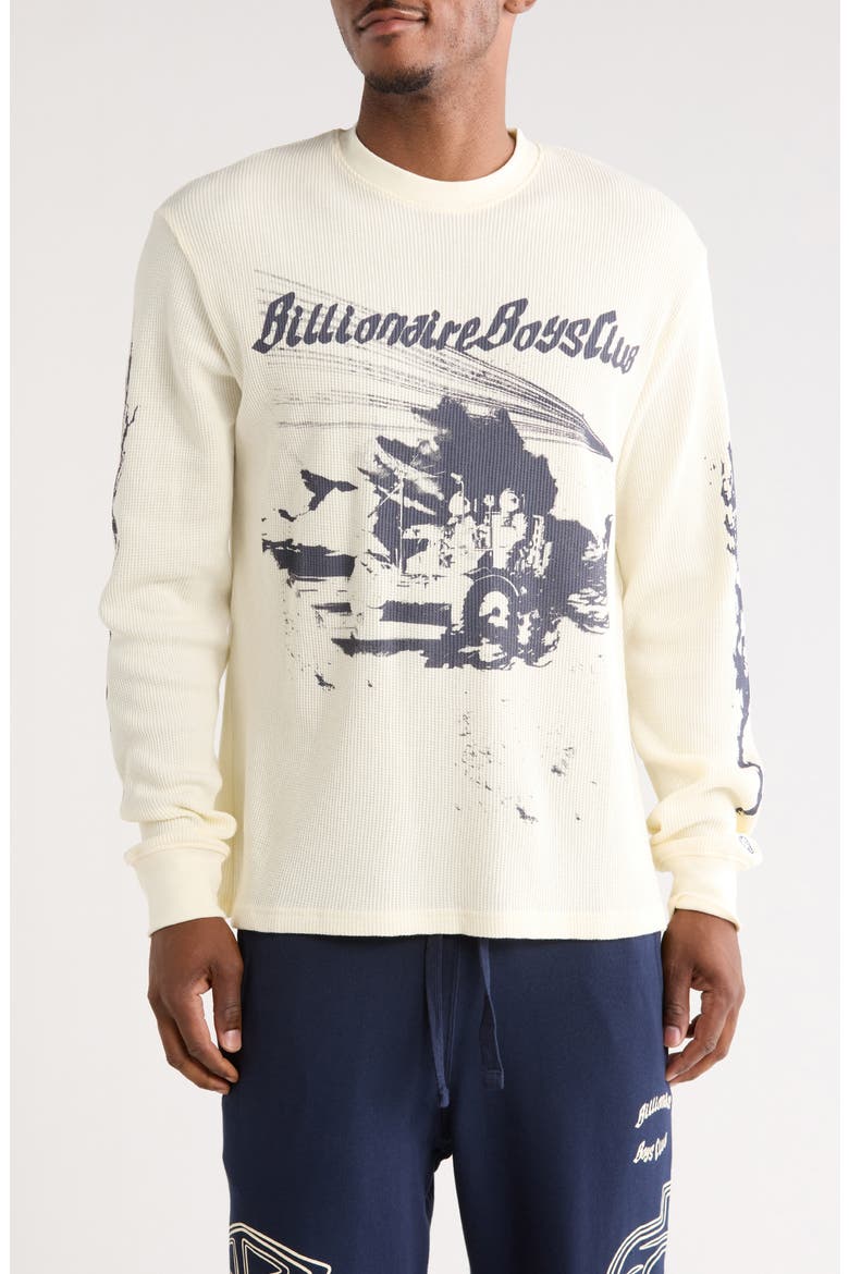 I Need Space Long Sleeve Cotton Knit Shirt, Main, color, WINTER WHITE