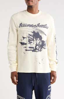 Billionaire Boys Club I Need Space Long Sleeve Cotton Knit Shirt