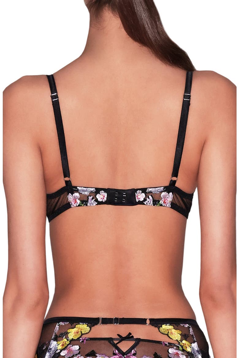 Eden Balconette Bra, Alternate, color, BLACK