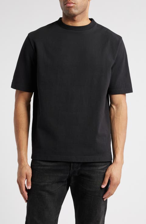 Solid Black Cotton T-Shirt