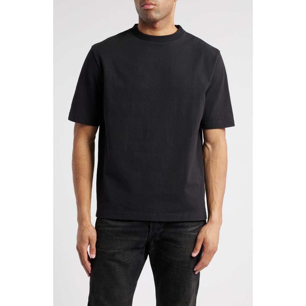EDWIN Solid Black Cotton T-Shirt  product